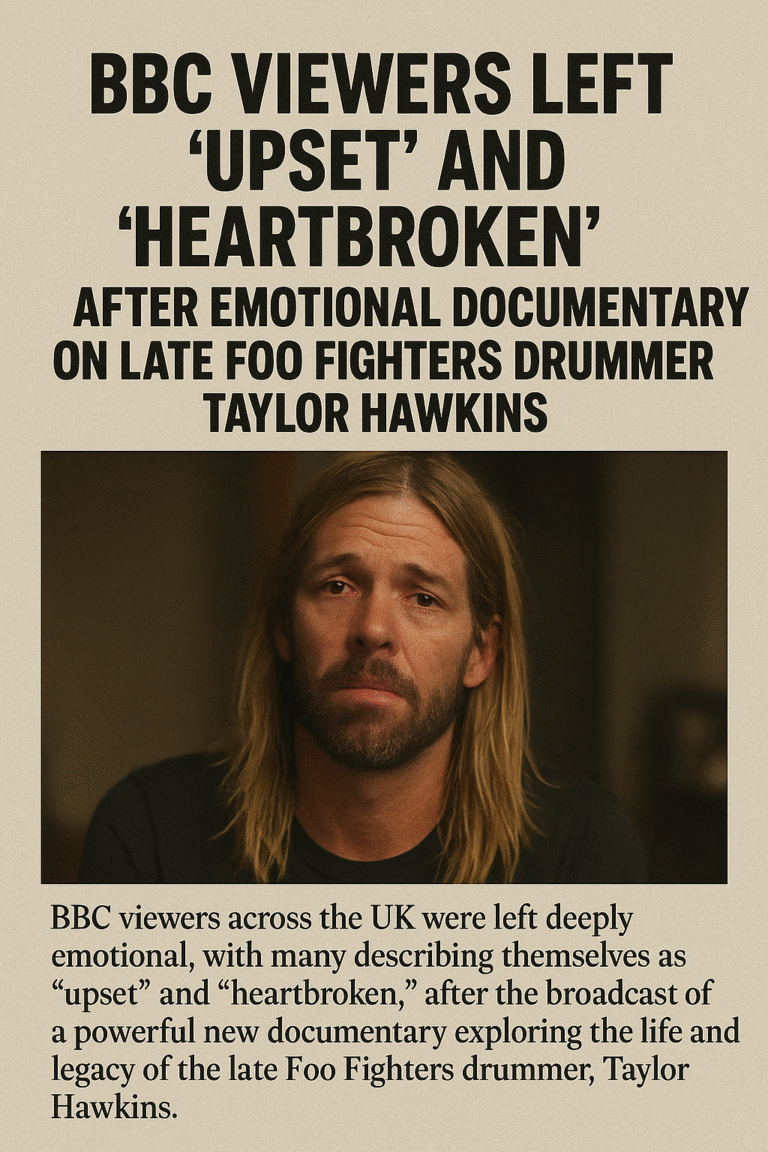 BBC Viewers Left “Upset” and “Heartbroken” After Emotional Documentary on Late Foo Fighters Drummer Taylor Hawkins