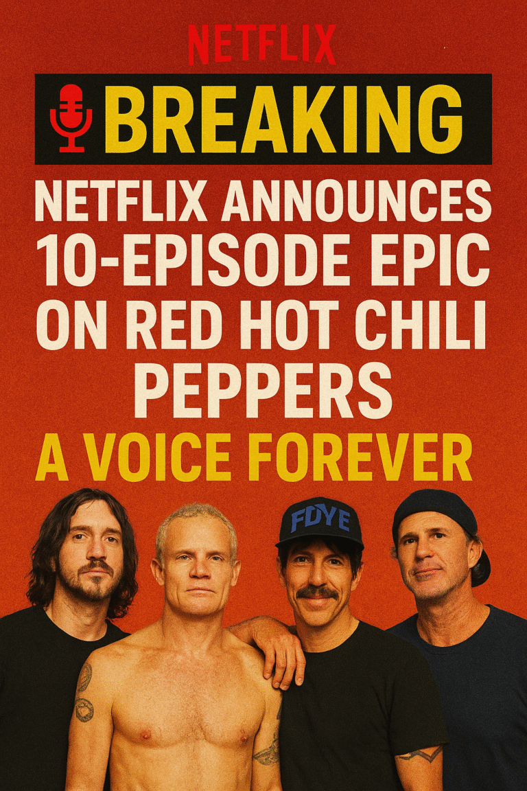 BREAKING: Netflix Announces 10-Episode Epic on Red Hot Chili Peppers — “A VOICE FOREVER”