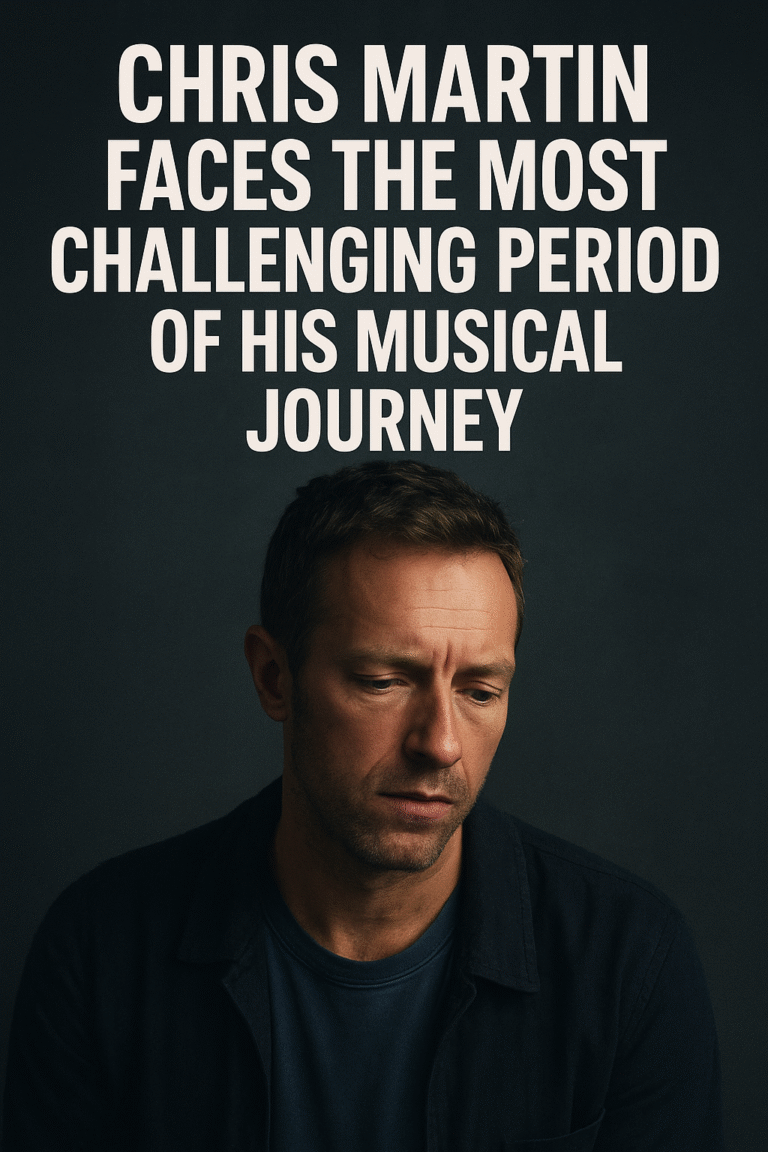 Chris Martin Faces the Most Challenging Period of His Musical Journey