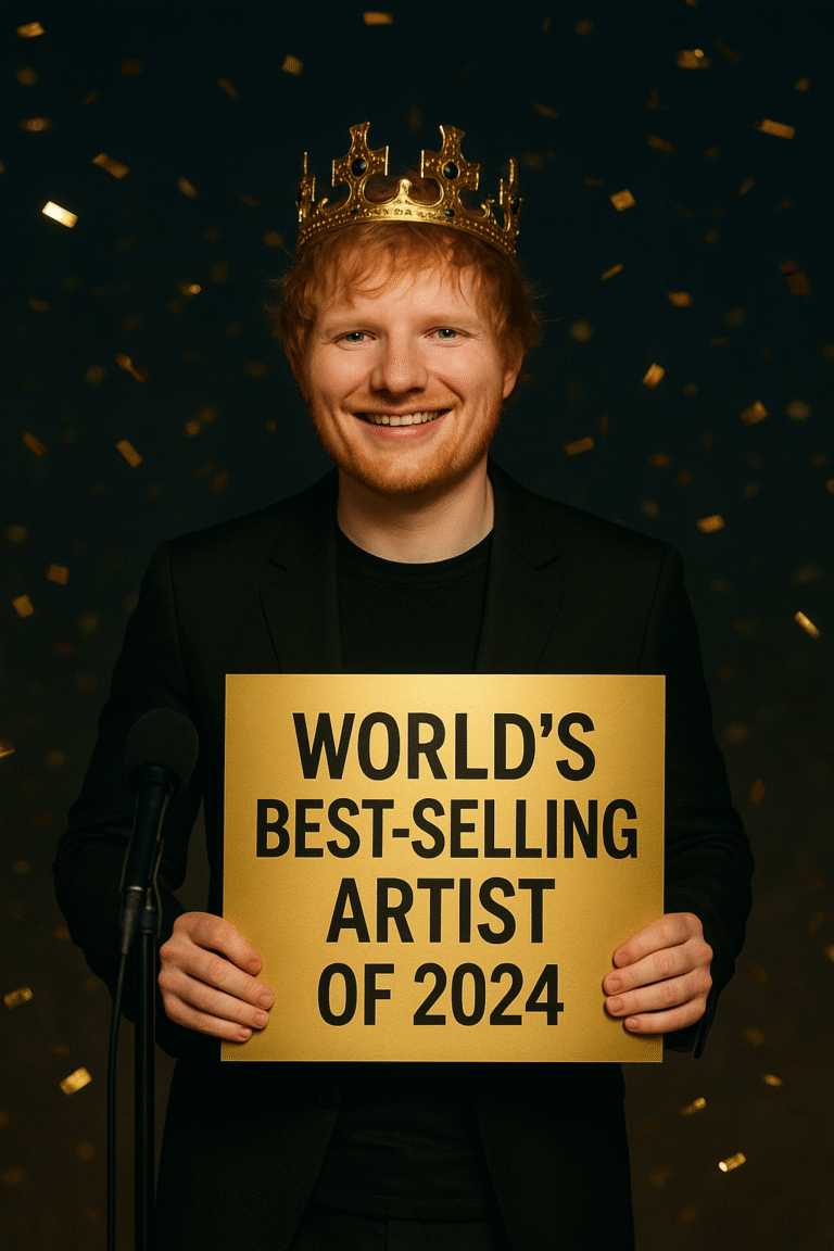 Ed Sheeran Crowned the World’s Best-Selling Artist of 2024: A Triumphant Moment for a Global Legend