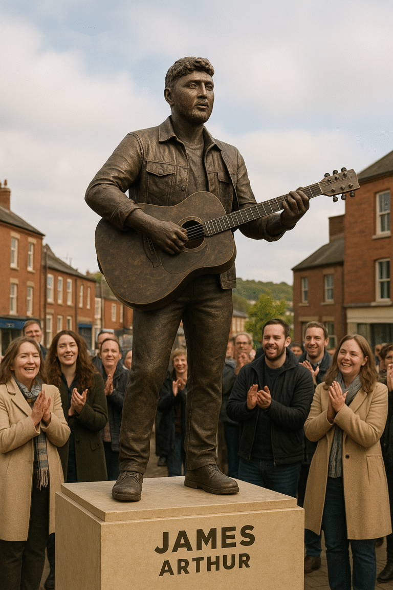 James Arthur Honoured with Statue in His Hometown: A Heartfelt Tribute to a Remarkable Journey