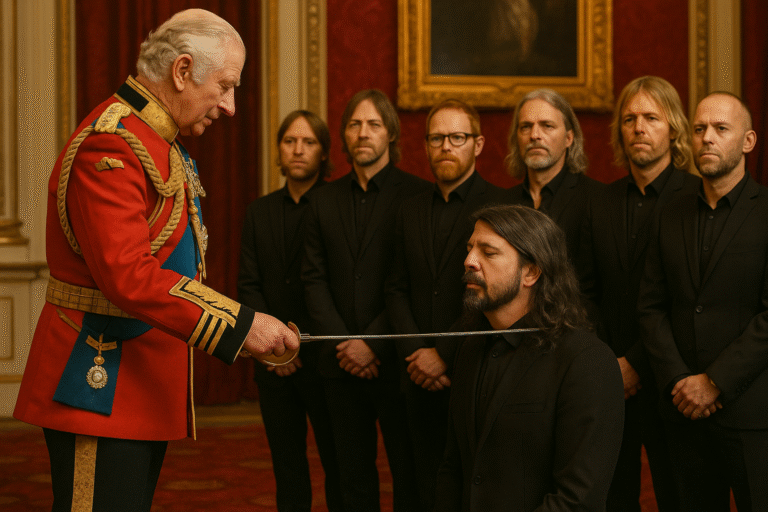 Foo Fighters Honored with Royal Knighthood by the King of England — A Monumental Tribute to Rock’s Unbreakable Spirit