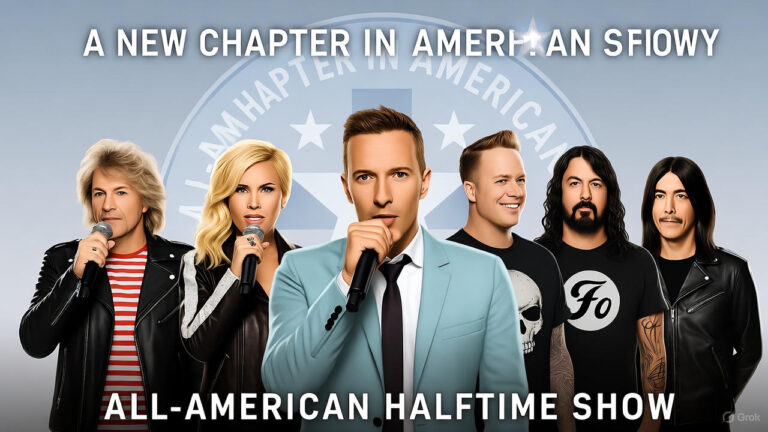 A NEW CHAPTER IN AMERICAN HISTORY: Six Music Icons Unite for the “All-American Halftime Show” — A Bold and Heartfelt Tribute to the Spirit of the Nation